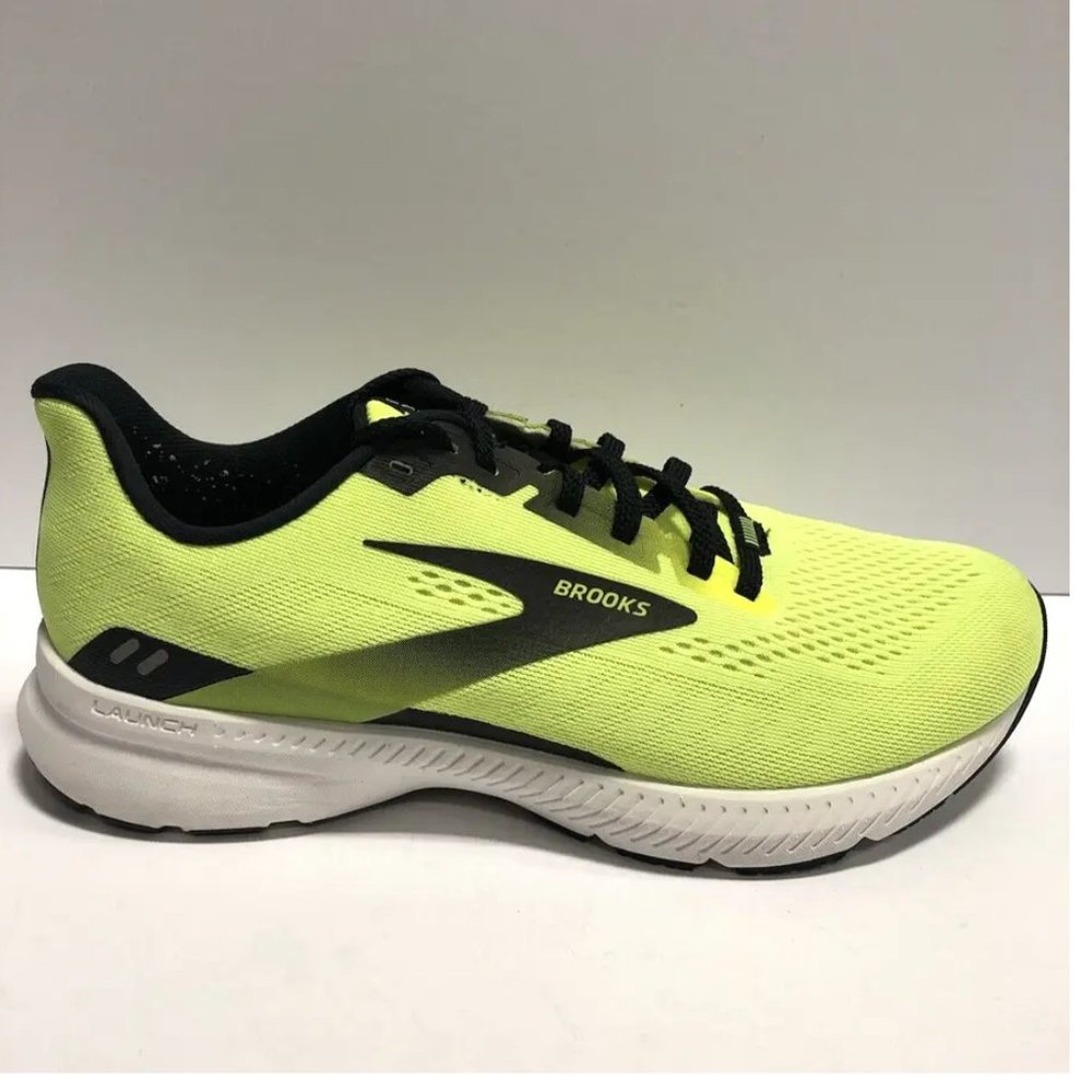 Brooks Men's Athletic Shoes - Lime Green and Black